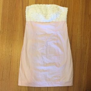 Lily Pulitzer strapless mini dress